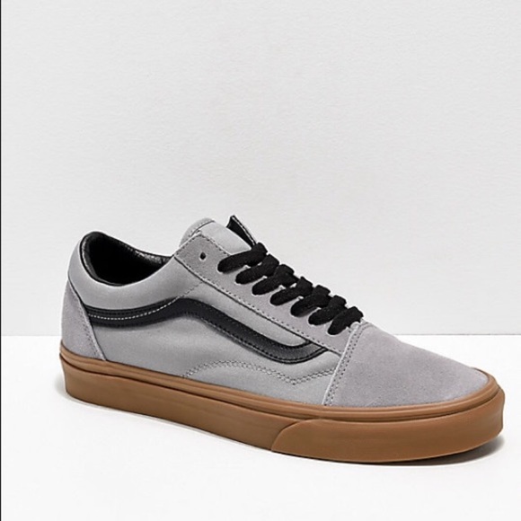 Vans Shoes - VANS Old Skool with Gum Outsole Gray Alloy